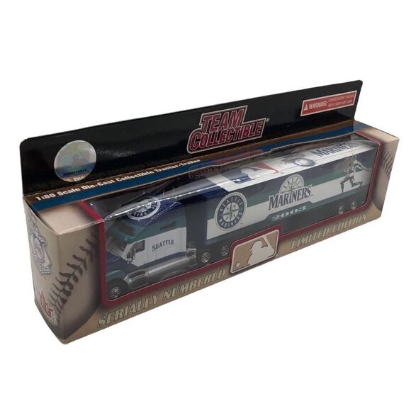 Diecast Truck Seattle Mariners 2003 Limited Edition Tractor Trailer Toy NIB 🔥🤗 - Picture 1 of 16